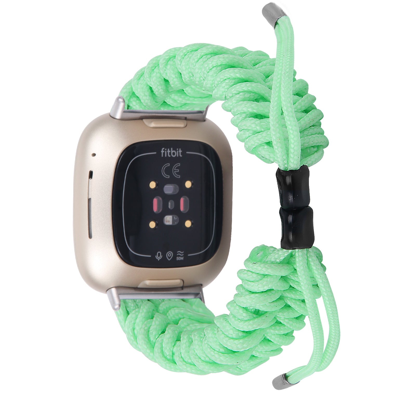 For Fitbit Versa 4 Sense 2 Smart Watch Band Adjustable Braided Wrist Strap For Fitbit Versa 4 Sense 2 Smart Watch Band Adjustable Braided Wrist Strap